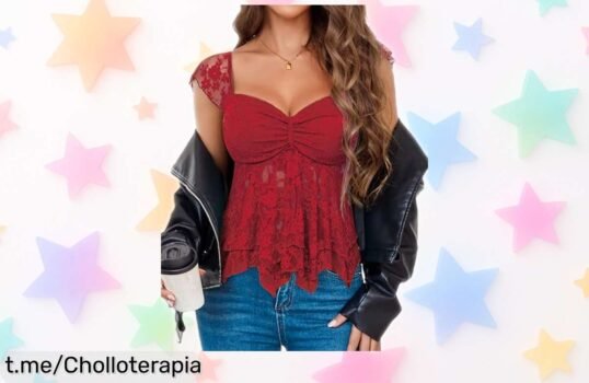 Camiseta de tirantes Avidlove con volantes que realzan tu figura, a un precio de ganga, ¡no te quedes sin la tuya y deslumbra en cada ocasión!