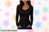 Camiseta manga larga de Leversic con escote corazón, perfecta para brillar en cada ocasión; aprovecha el precio rebajado y luce espectacular sin esfuerzo.