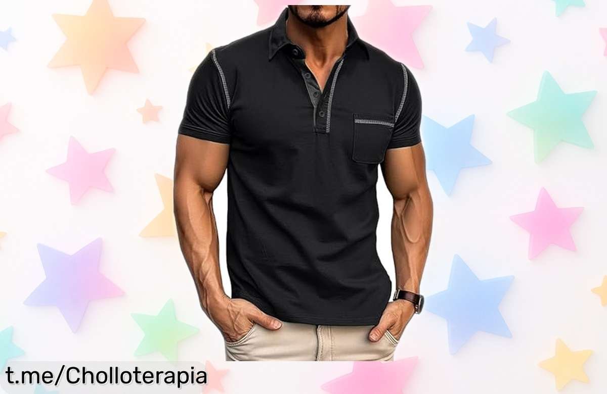 Camiseta polo de hombre Volemo, estilo y frescura ahora a un precio regalado que no querrás dejar escapar; aprovecha este super chollo antes de que se acabe.