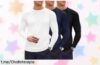 Camiseta térmica de manga larga Ekouaer que te mantiene calentito, ¡un ofertón irresistible ideal para cualquier plan que no querrás perderte!