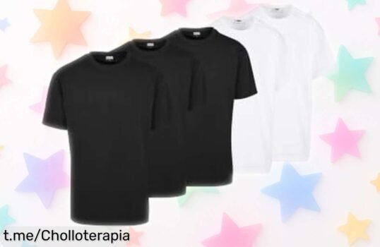 Camisetas Urban Classics para hombre con corte oversize a un precio regalado, ¡elige tu pack y renueva tu estilo hoy mismo antes que se acaben!