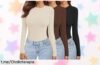 Camisetas térmicas de manga larga Ekouaer con rebaja espectacular: ajustan como una segunda piel y son perfectas para que te sientas fabulosa, ¡no dejes pasar esta oportunidad única!