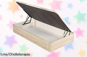 Canapé juvenil What The Sleep, el ofertón que necesitas para renovar tu habitación con espacio extra y montaje incluido. ¡No dejes pasar esta oportunidad única!