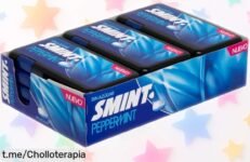Caramelos sin azúcar SMINT Flat Dispenser en pack de 12 para refrescar tu aliento, ¡aprovecha este precio regalado que no vas a dejar escapar!
