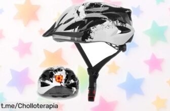 Casco de bici adulto con luz LED trasera y ajuste fácil, aprovecha este precio increíble para pedalear seguro y ser visible en cada ruta. ¡No lo dejes pasar!