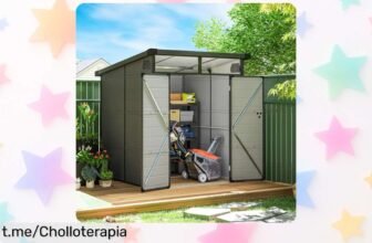 Caseta de jardín Outsunny, el ofertón que necesitas para mantener todo a mano y aprovechar al máximo tu espacio exterior. ¡No te quedes sin la tuya y disfruta ya!