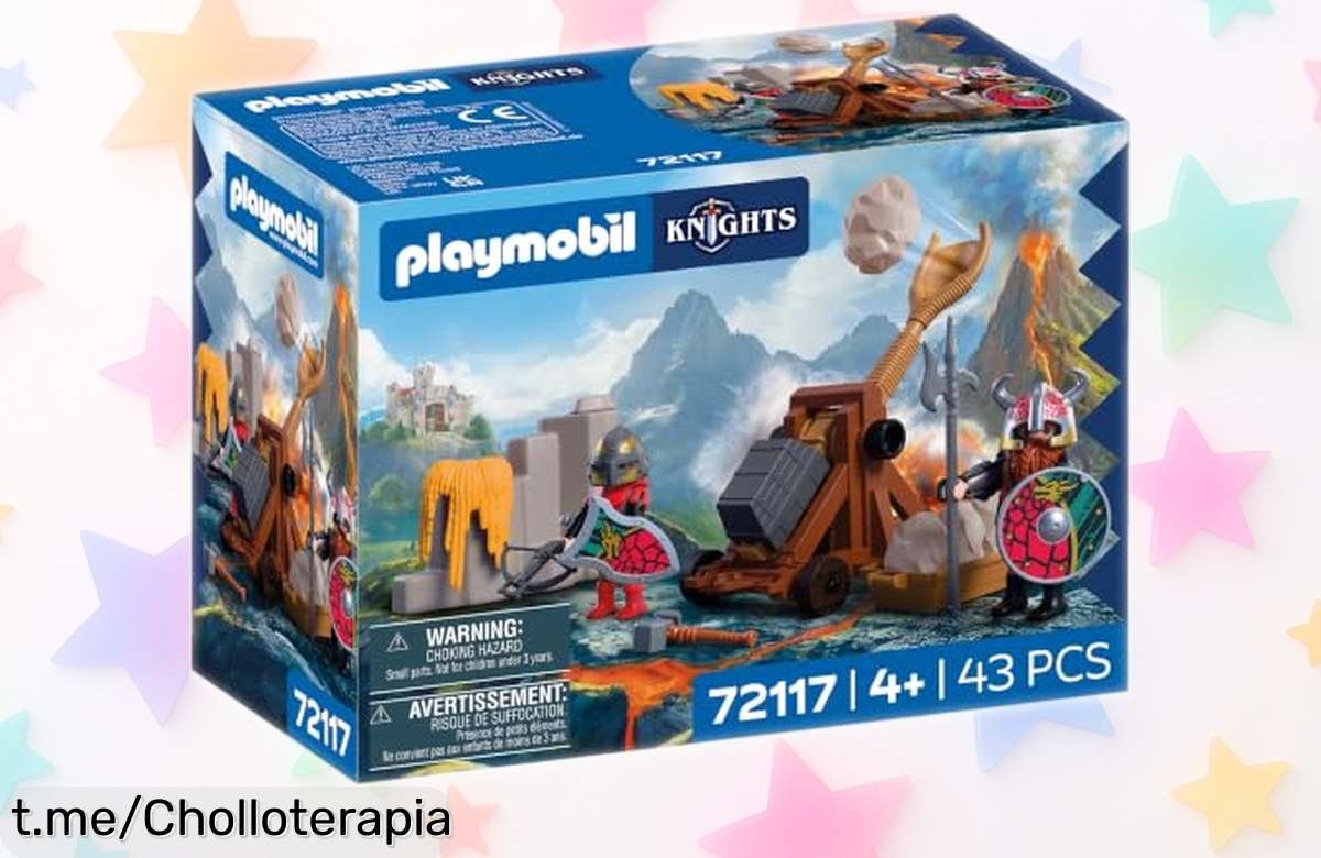 Catapulta de caballeros y dragones Playmobil: desata mil aventuras con un precio regalado que no verás otra vez. ¡Hazte con ella antes de que desaparezca!