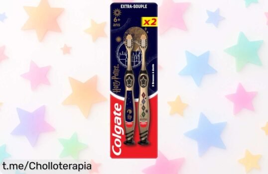 Cepillo de dientes Colgate Harry Potter para peques: ¡Un ofertón que transforma el cepillado en un juego muy divertido! Hazte con el tuyo y deja volar la imaginación.