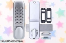 Cerradura numérica digital sin llave de fácil instalación, olvídate de problemas y aprovecha este ofertón irresistible antes que se acabe. ¡Tu puerta merece lo mejor!