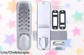 Cerradura numérica digital sin llave de fácil instalación, olvídate de problemas y aprovecha este ofertón irresistible antes que se acabe. ¡Tu puerta merece lo mejor!