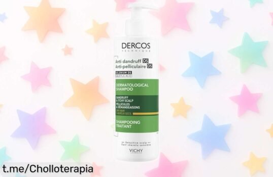 Champú anticaspa Vichy Dercos que elimina la caspa desde el primer lavado y cuida tu cuero cabelludo hasta 6 semanas, ¡ofertón imperdible que no querrás dejar pasar!
