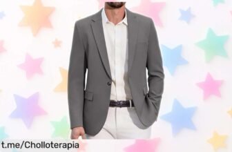 Chaqueta blazer de hombre Coofandy con un botón y bolsillos, ideal para cualquier ocasión a precio de ganga que no querrás dejar escapar