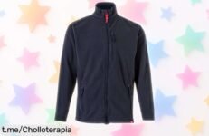Chaqueta polar VELILLA 201502: un básico indispensable con cremallera segura y cinco bolsillos, ¡rebajada a precio loco! No dejes pasar este super chollo que te hará sentir genial.