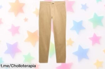 Chollazo de pantalones chinos elásticos Marks & Spencer: renovación fácil del armario con tela premium y cierre práctico. ¡No te quedes sin los tuyos!