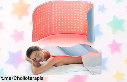 Cinturón de terapia de luz roja con control de temperatura, tu super chollo para activar tus músculos y cuidarte sin complicaciones. ¡No te lo pierdas!