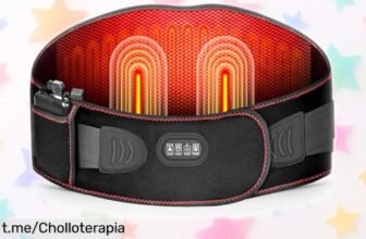 Cinturón lumbar eléctrico inalámbrico: el ofertón que alivia tu dolor de espalda en cualquier lugar, ¡aprovéchalo y siente la diferencia hoy mismo!