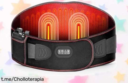 Cinturón lumbar eléctrico inalámbrico: el ofertón que alivia tu dolor de espalda en cualquier lugar, ¡aprovéchalo y siente la diferencia hoy mismo!
