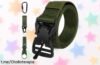 Cinturón táctico Aomig para hombre en pack de 4 unidades, súper resistente y con ajuste rápido ¡no te pierdas este ofertón que transforma tu estilo al mejor precio!