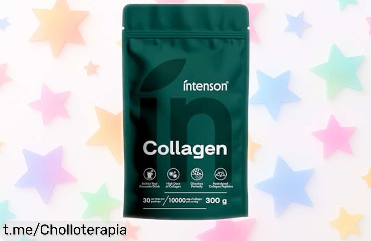 Colágeno en polvo Intenson 300 g para piel y articulaciones fuertes a un precio loco que no puedes dejar pasar, ¡siente la diferencia cada día!