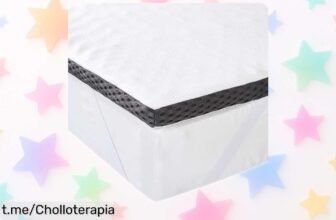 Colchón topper de espuma viscoelástica Amazon Basics que se ajusta a tu cuerpo y mejora tu descanso a precio loco, ¡date ese capricho y disfruta del sueño perfecto ahora mismo!