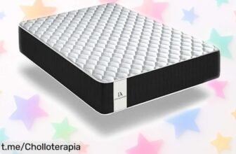 Colchón viscoelástico Don Algodón con soporte firme, un ofertón para dormir como en casa y aprovechar la oferta antes de que desaparezca. ¡No te quedes sin el tuyo!