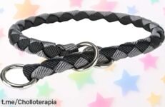 Collar de entrenamiento TRIXIE New Cavo, diseño trenzado resistente y colores variados: ¡Aprovecha esta oferta increíble que no querrás dejar pasar!
