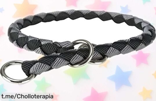 Collar de entrenamiento TRIXIE New Cavo, diseño trenzado resistente y colores variados: ¡Aprovecha esta oferta increíble que no querrás dejar pasar!