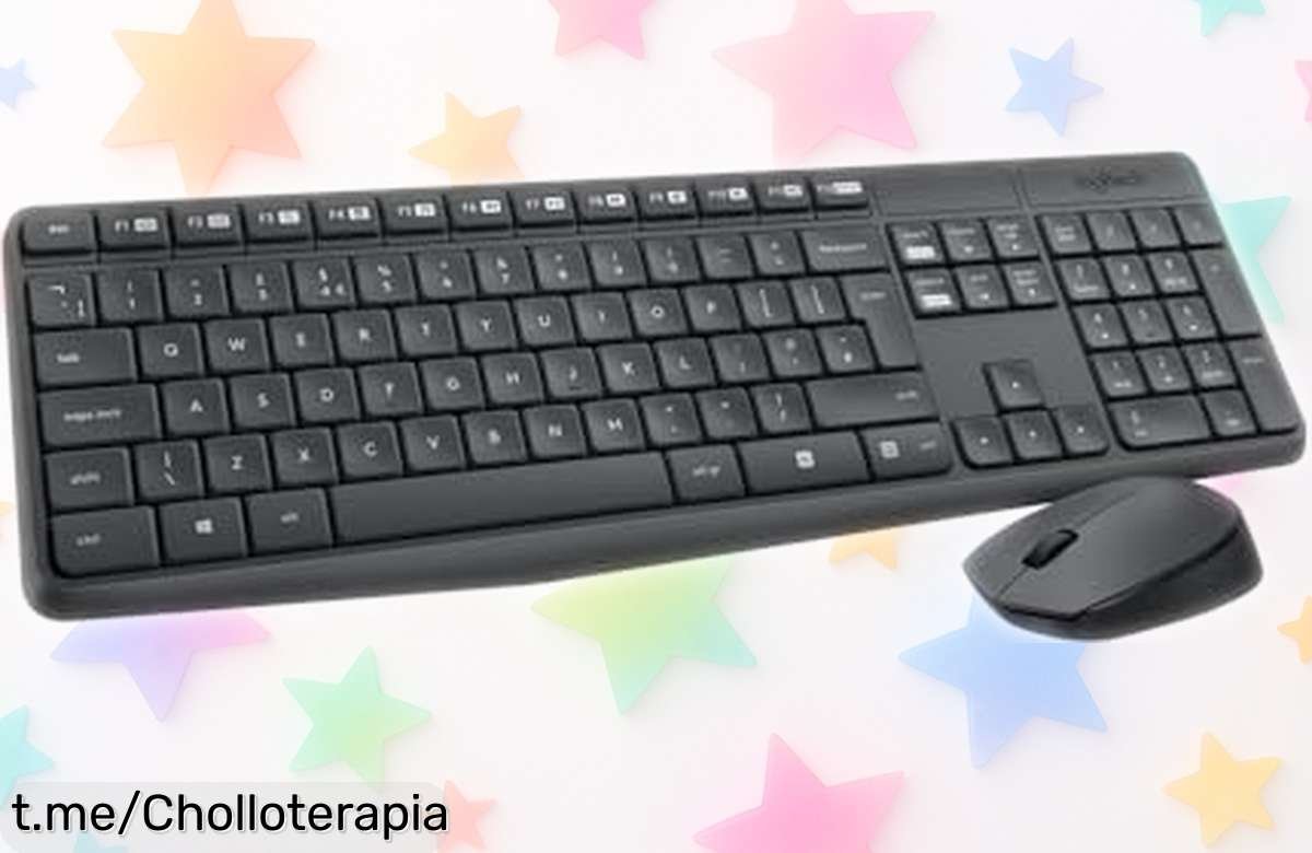 Combo teclado y ratón Logitech MK235 inalámbricos, rapidez en tus manos por un precio de escándalo que no querrás dejar escapar. ¡Hazte con él antes de que vuelen!