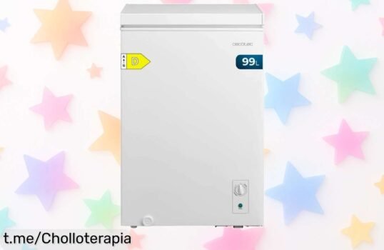 Congelador horizontal Cecotec Bolero CoolMarket de 99 litros a precio loco, ¡aprovecha esta oferta y mantén tus alimentos frescos como nunca!