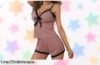 Conjunto de pijama VicSec de dos piezas, ¡un chollazo irresistible para lucir sexy y cómoda en casa o salir con estilo, no te lo puedes perder!