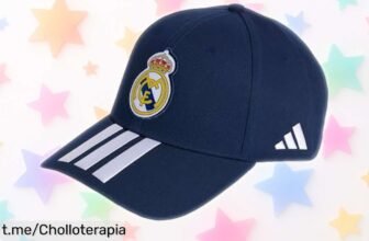 Consigue ya la gorra Real Madrid de adidas, visera firme y escudo bordado, a un precio rebajado que hará brillar tu outfit diario. ¡No te quedes sin ella!