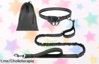Correa para perro OFFCUP manos libres con doble seguridad y reflectante, tu mejor aliado para pasear sin ataduras ¡Aprovecha este ofertón antes que se acabe!