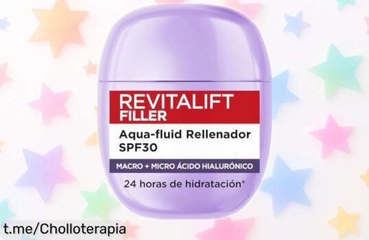 Crema hidratante facial L’Oréal Paris Revitalift Filler: ¡ideal para lucir una piel firme y suave al instante a un precio nunca visto, no te lo pierdas!