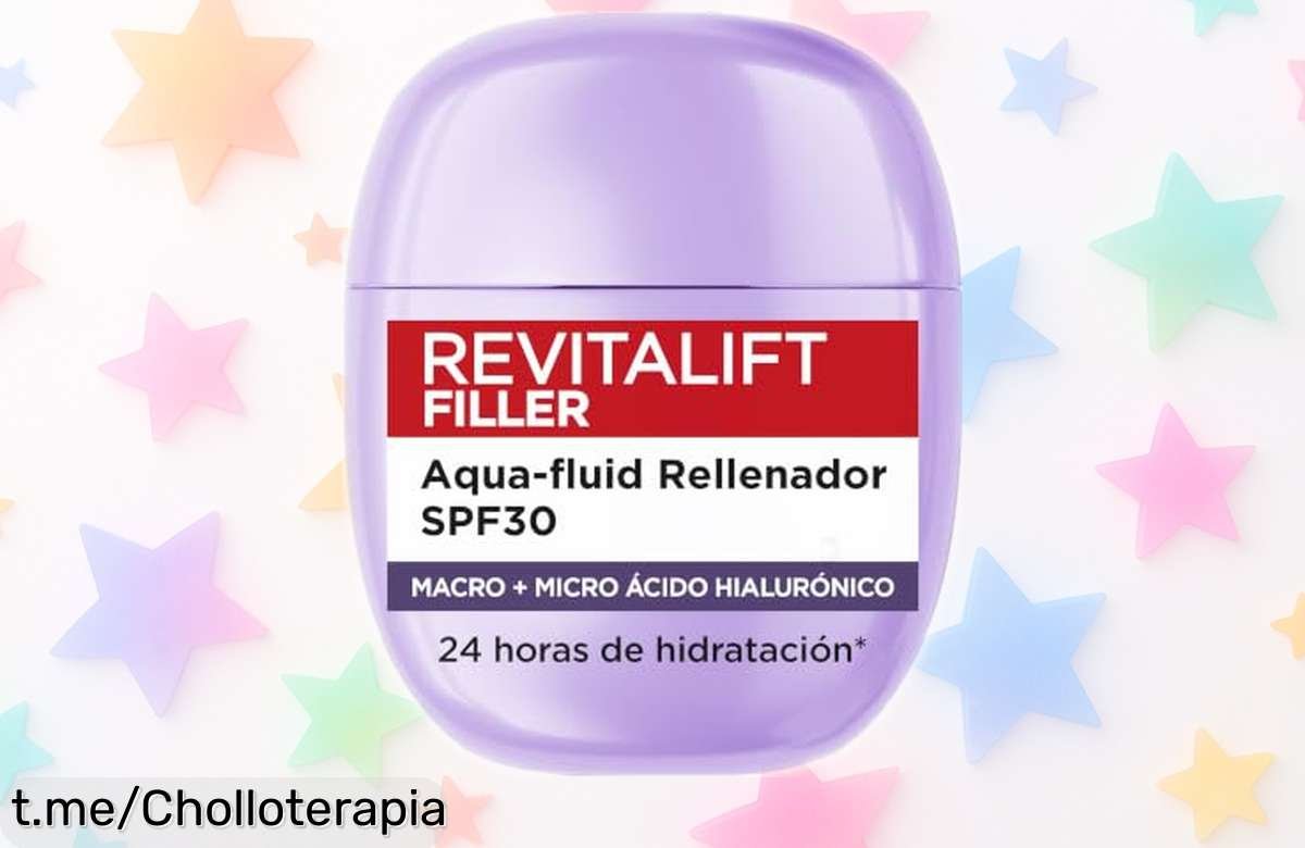 Crema hidratante facial L’Oréal Paris Revitalift Filler: ¡ideal para lucir una piel firme y suave al instante a un precio nunca visto, no te lo pierdas!