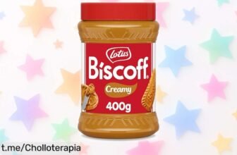 Crema para untar Lotus Biscoff de 400g, sabor auténtico que hará tus desayunos irresistibles a un precio locura; ¡hazla tuya antes de que se agote!