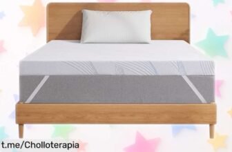 Cubrecolchón Sleremind Topper de 140x200 cm: Un ofertón que se ajusta a tu cama y dulcifica tus noches, ¡no dejes pasar esta oportunidad única!