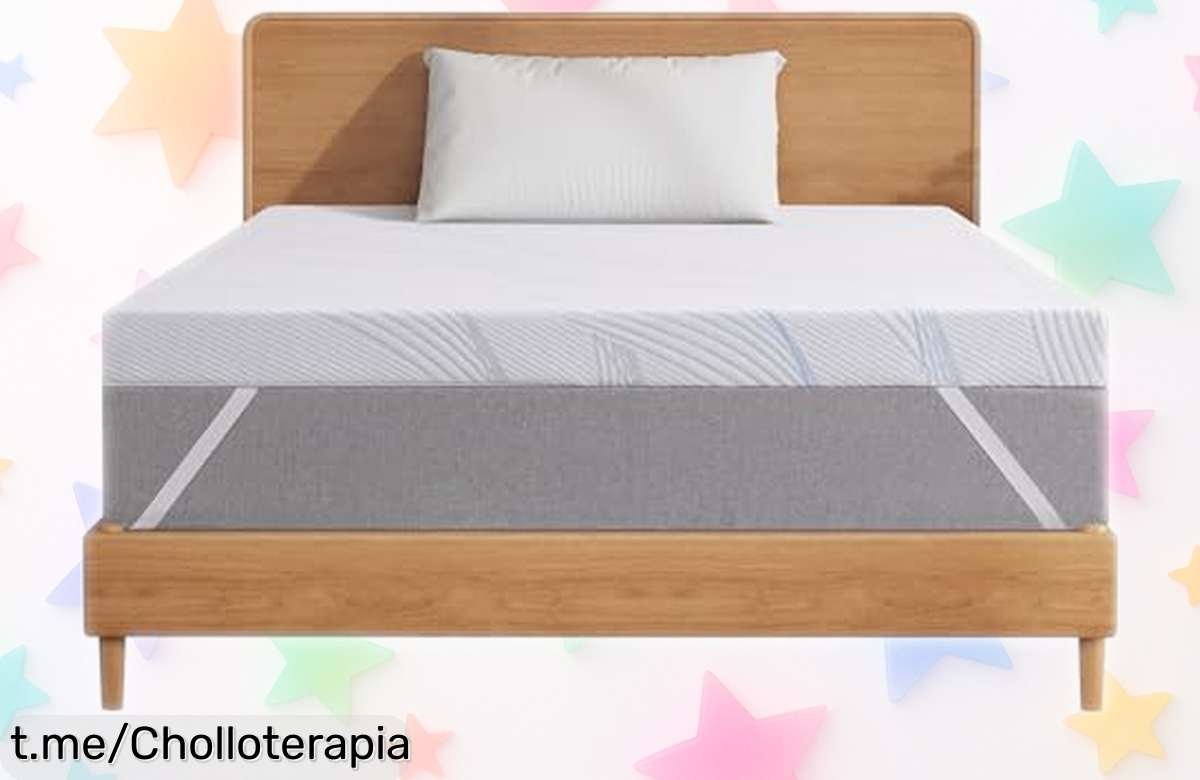 Cubrecolchón Sleremind Topper de 140×200 cm: Un ofertón que se ajusta a tu cama y dulcifica tus noches, ¡no dejes pasar esta oportunidad única!