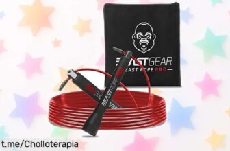 Cuerda para saltar Beast Rope Pro de Beast Gear, un ofertón que te hará sudar la camiseta y alcanzar tus metas en tiempo récord; ¡no dejen pasar este chollo!
