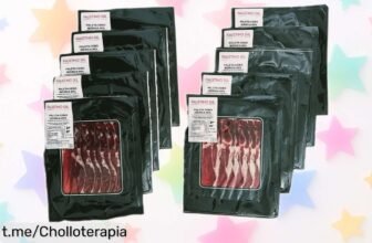Deliciosa paleta ibérica cebo 50% de raza ibérica, loncheada y lista para disfrutar en casa a un precio que es pura locura. ¡No te lo pierdas, este sabor no se repite!