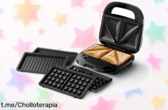 Deliciosa sándwichera grill 3 en 1 Philips que hace paninis, gofres y más a un precio de ganga - ¡Disfruta momentos crujientes e irresistibles ya!