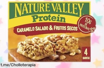 Deliciosas barritas Nature Valley de caramelo salado y frutos secos, ¡un super chollo que no puedes dejar escapar, tu momento snack perfecto te está esperando!