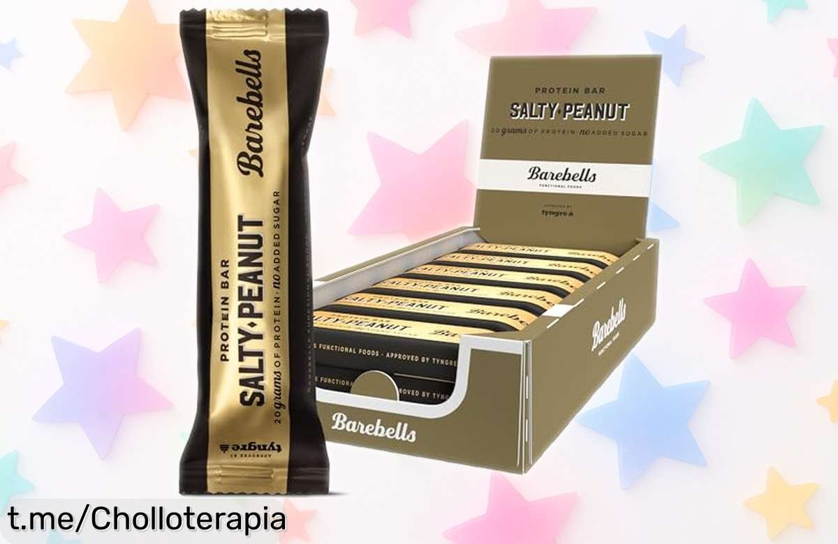 Deliciosas barritas de proteína Barebells Salty Peanut pack de 12, ¡rebajadas por tiempo limitado! Energía sabrosa para tus músculos que no querrás perderte.