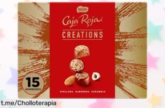 Delicioso estuche de chocolate Nestlé Caja Roja 194g, un regalo perfecto y con precio loco. ¡Hazte hoy mismo con el tuyo y endulza tus momentos especiales!