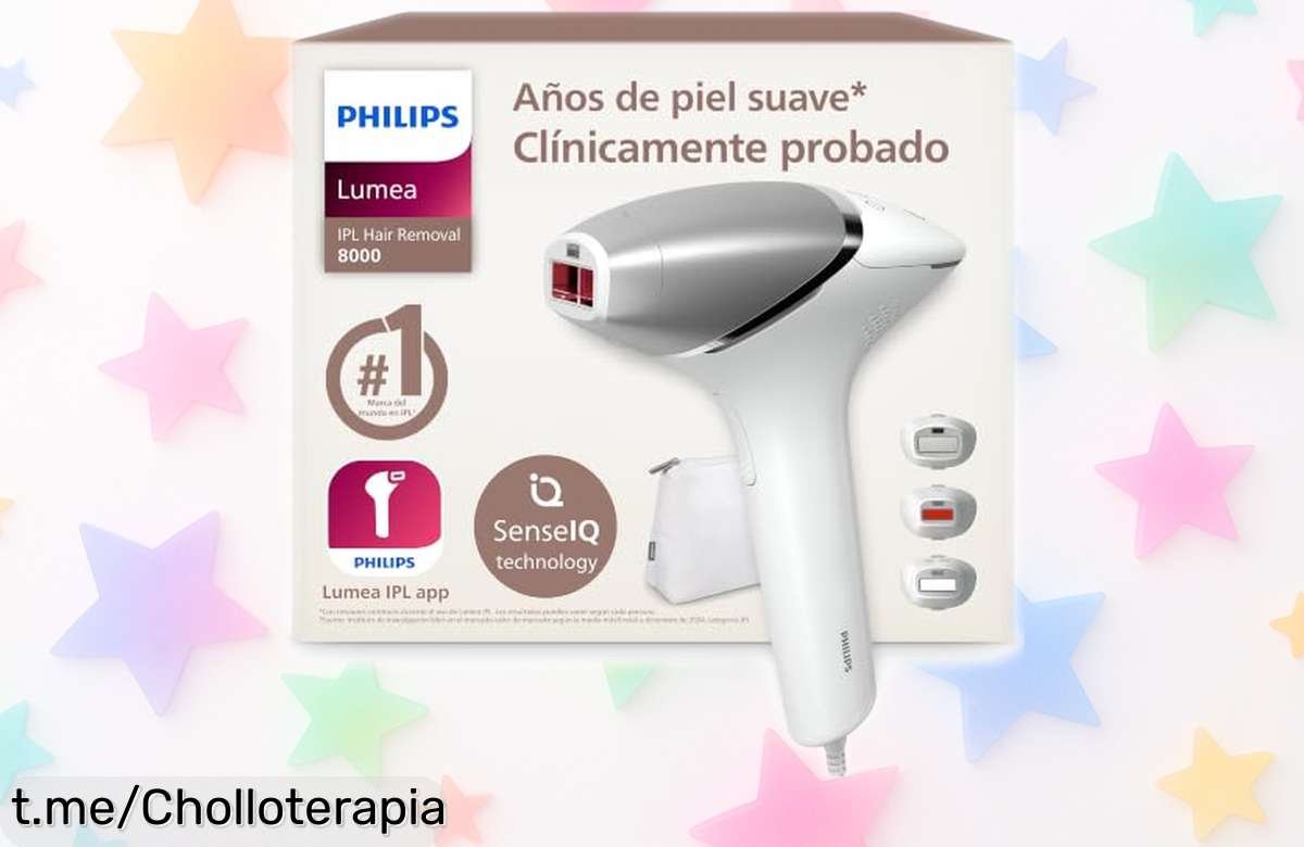Depiladora IPL Philips Lumea serie 8000 con accesorios: un chollo que transforma tu rutina y cuida tu piel desde la primera sesión, ¡no dejes escapar esta oportunidad única!