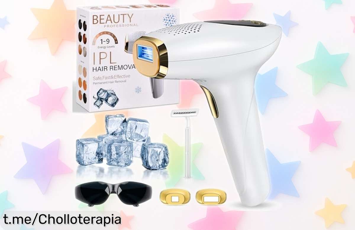 Depiladora láser NIKYJM que elimina vello y manchas mientras cuida tu piel, ¡un chollazo de precio loco que no puedes dejar pasar!