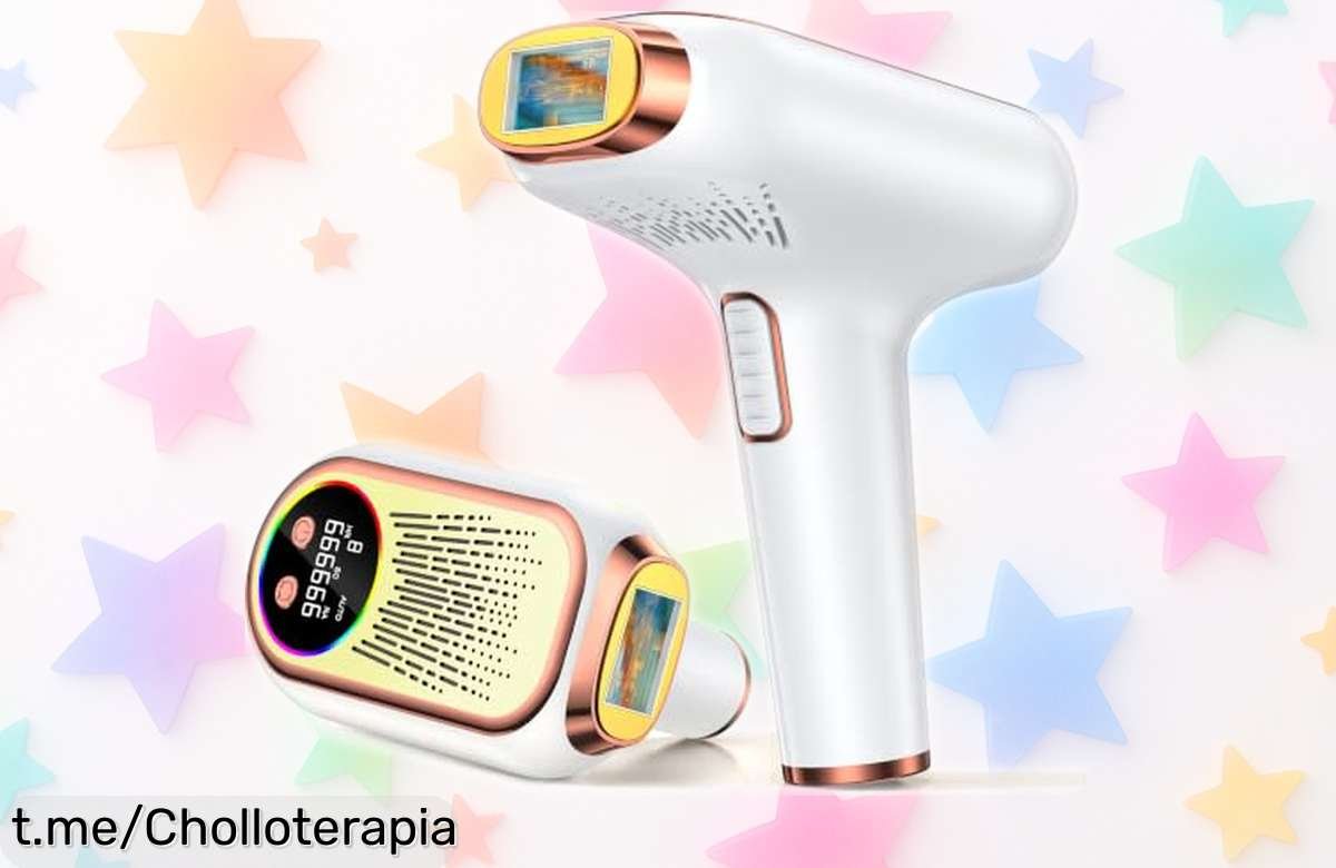 Depiladora láser NikyJM para mujer y hombre: ¡dile adiós a las manchas y rejuvenece tu piel al mejor precio loco que jamás has visto! Aprovecha este chollo antes de que se acabe.