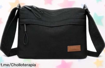 Descubre el bolso bandolera de nailon ligero y práctico que te ayudará en tu día a día, ¡no pierdas esta oportunidad de llevarlo por un precio increíble!