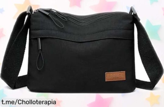 Descubre el bolso bandolera de nailon ligero y práctico que te ayudará en tu día a día, ¡no pierdas esta oportunidad de llevarlo por un precio increíble!