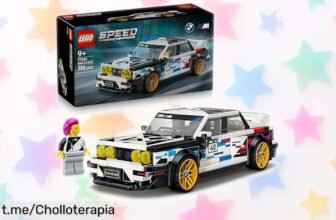 Descubre el impresionante set de LEGO Speed Champions del clásico BMW M3 (E30) con minifigura incluida ¡y llévatelo a un precio simplemente increíble que no podrás dejar pasar!