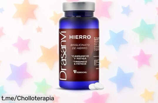 Descubre el increíble hierro bisglicinato de Drasanvi: 90 cápsulas para energía al instante y salud a tu alcance. ¡Aprovecha este precio imbatible antes de que se acabe!